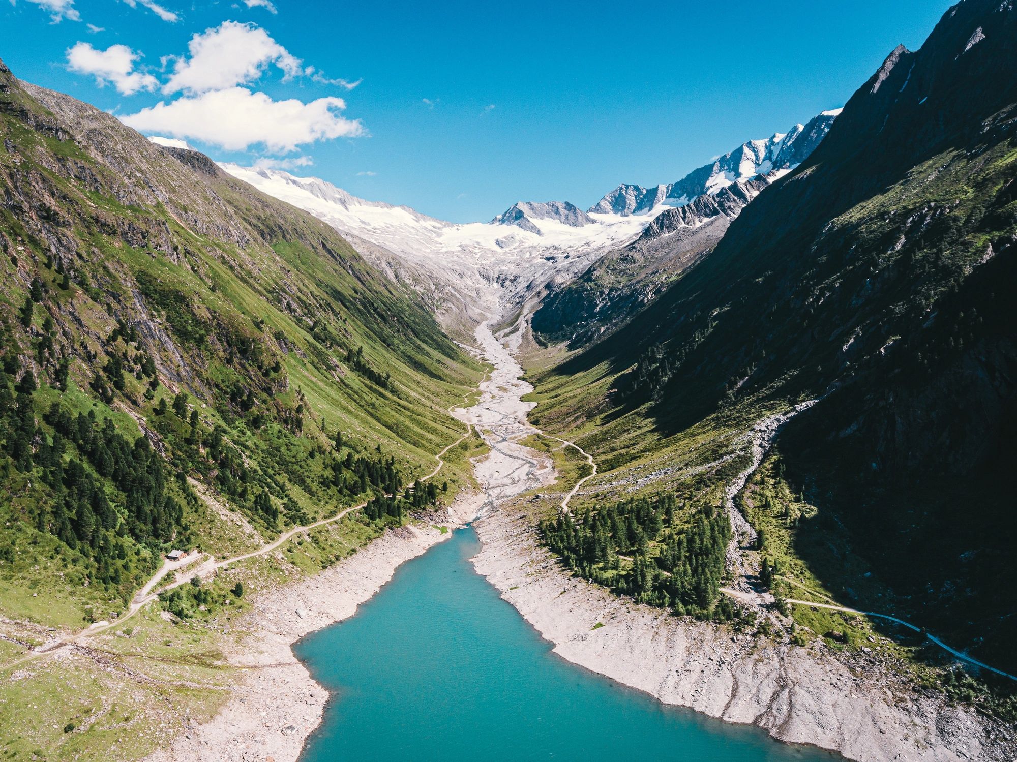 Tyrol mountain scenery for Innsbruck section