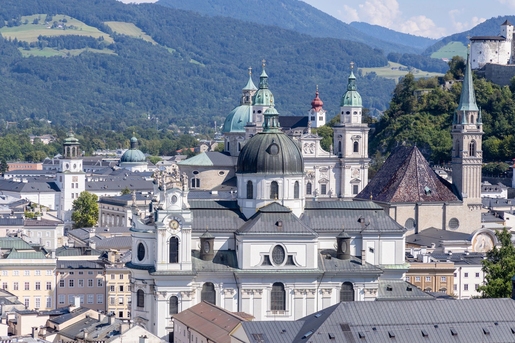 Panoramic view of Salzburg