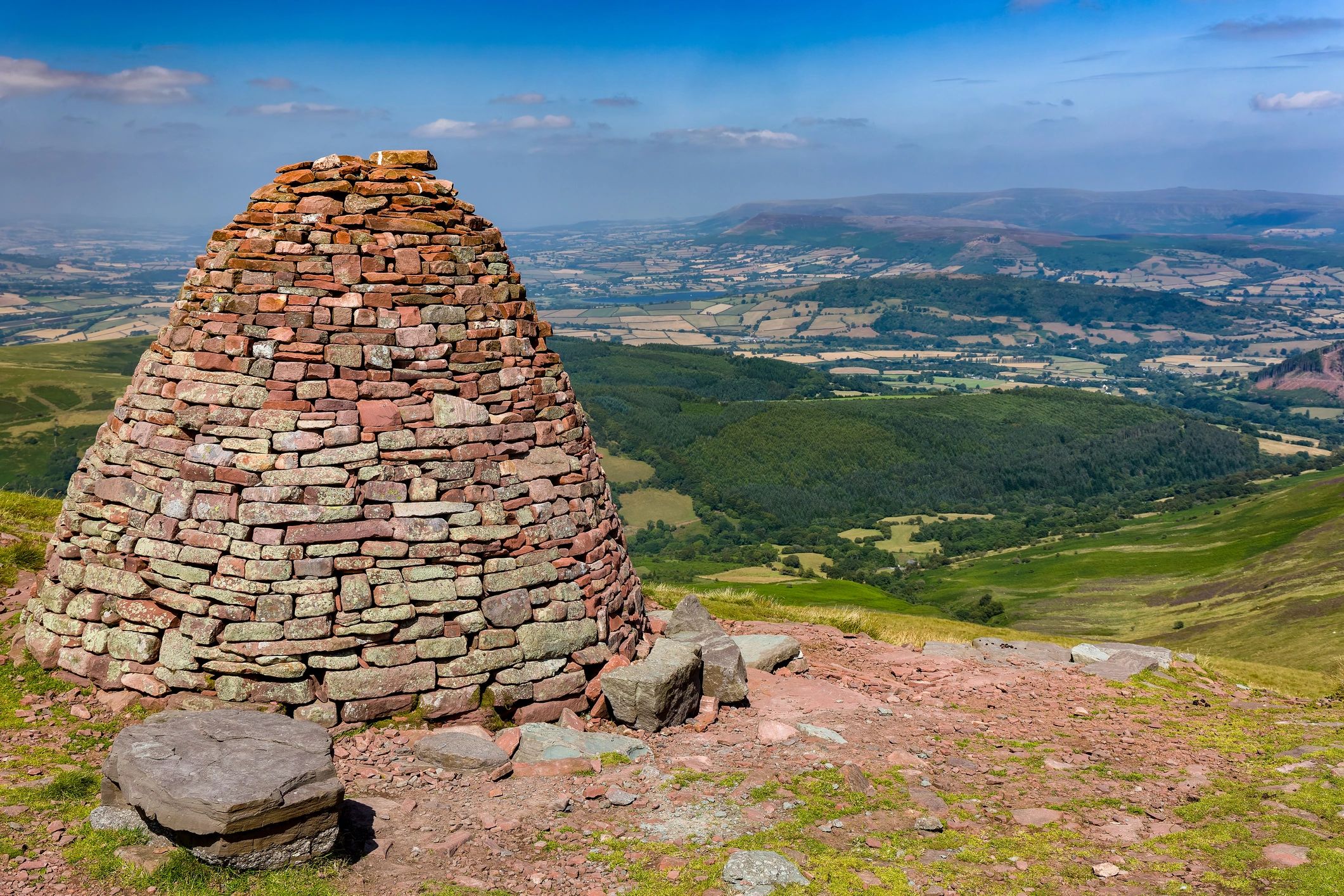 Welsh countryside walk in the Brecon Beacons