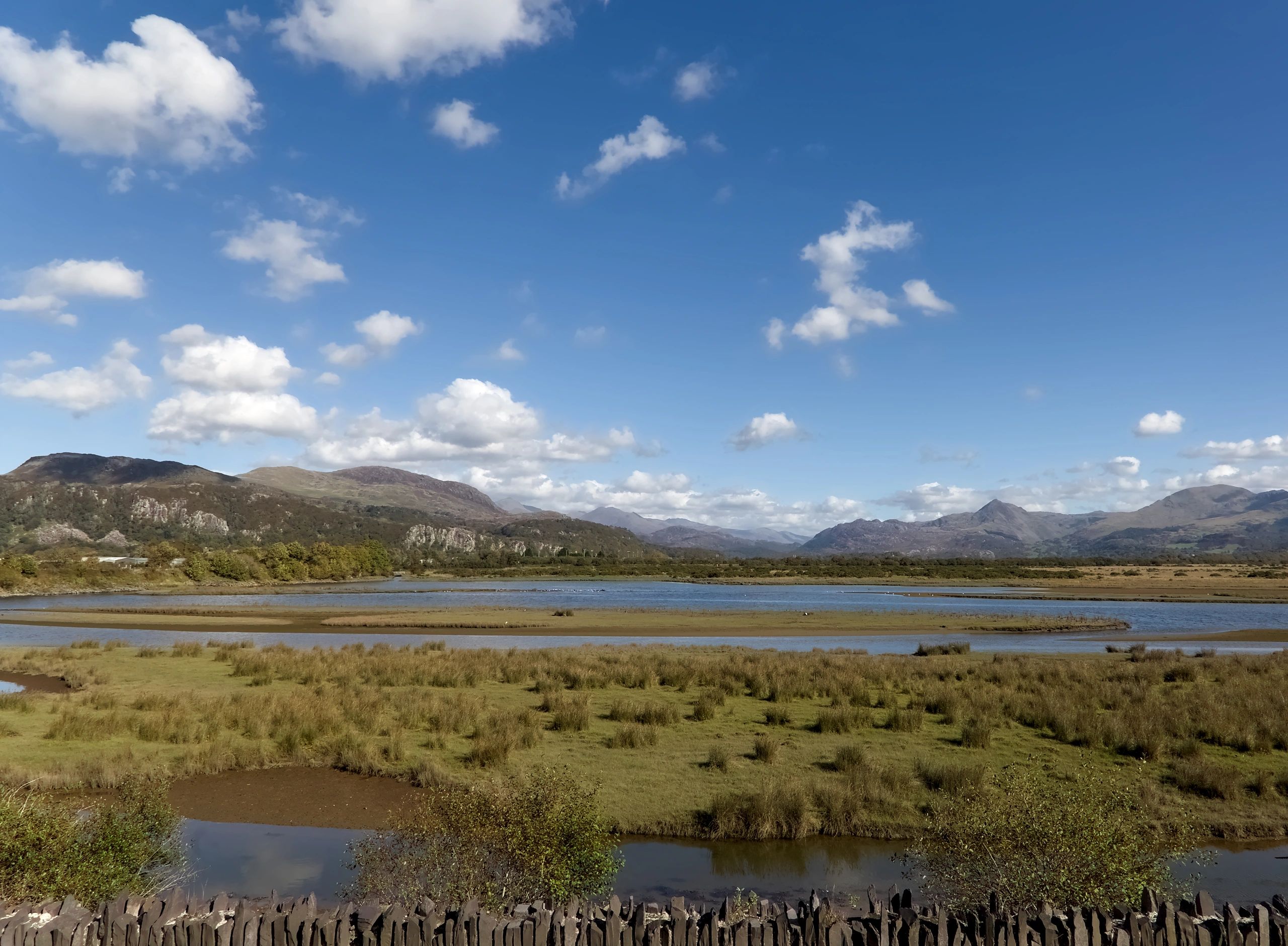 Scenic Wales pitch and mountain view