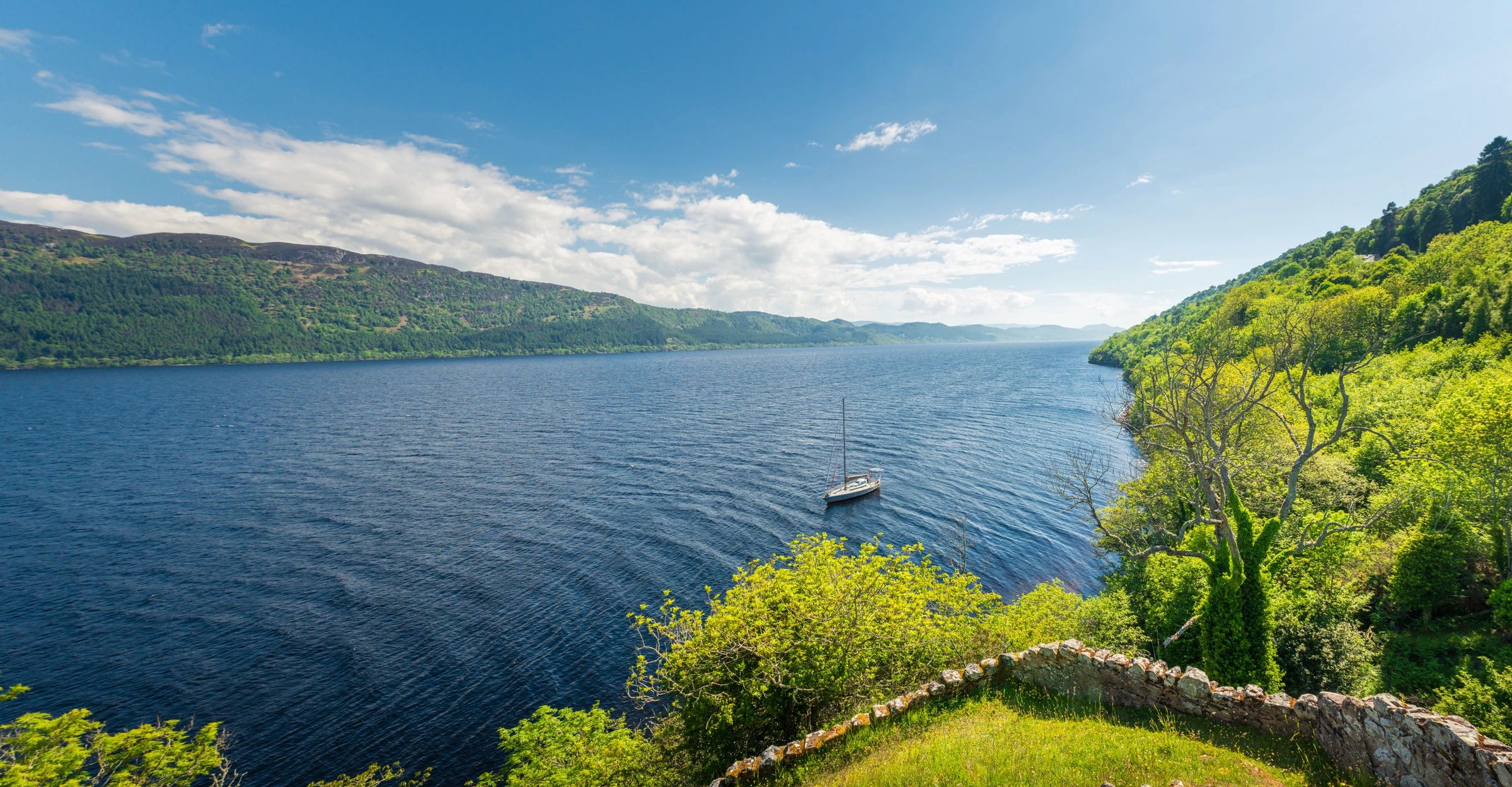 Loch Ness viewed from Urquhart Castle