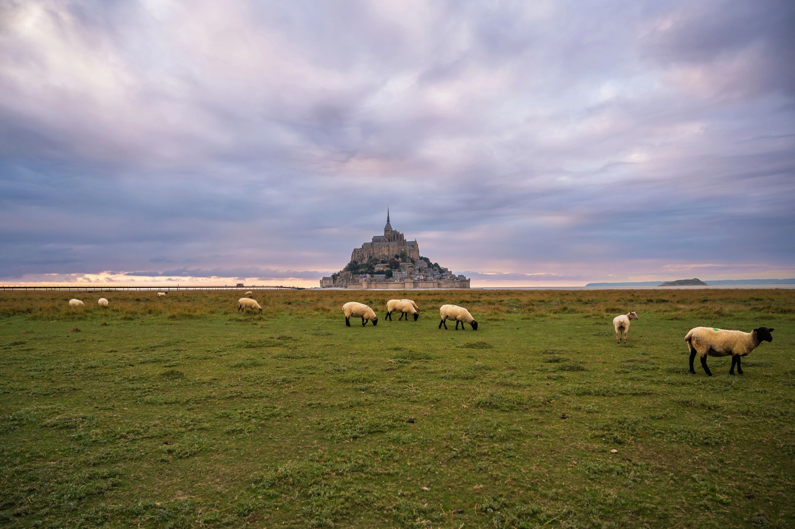 Mont Saint-Michel sunset