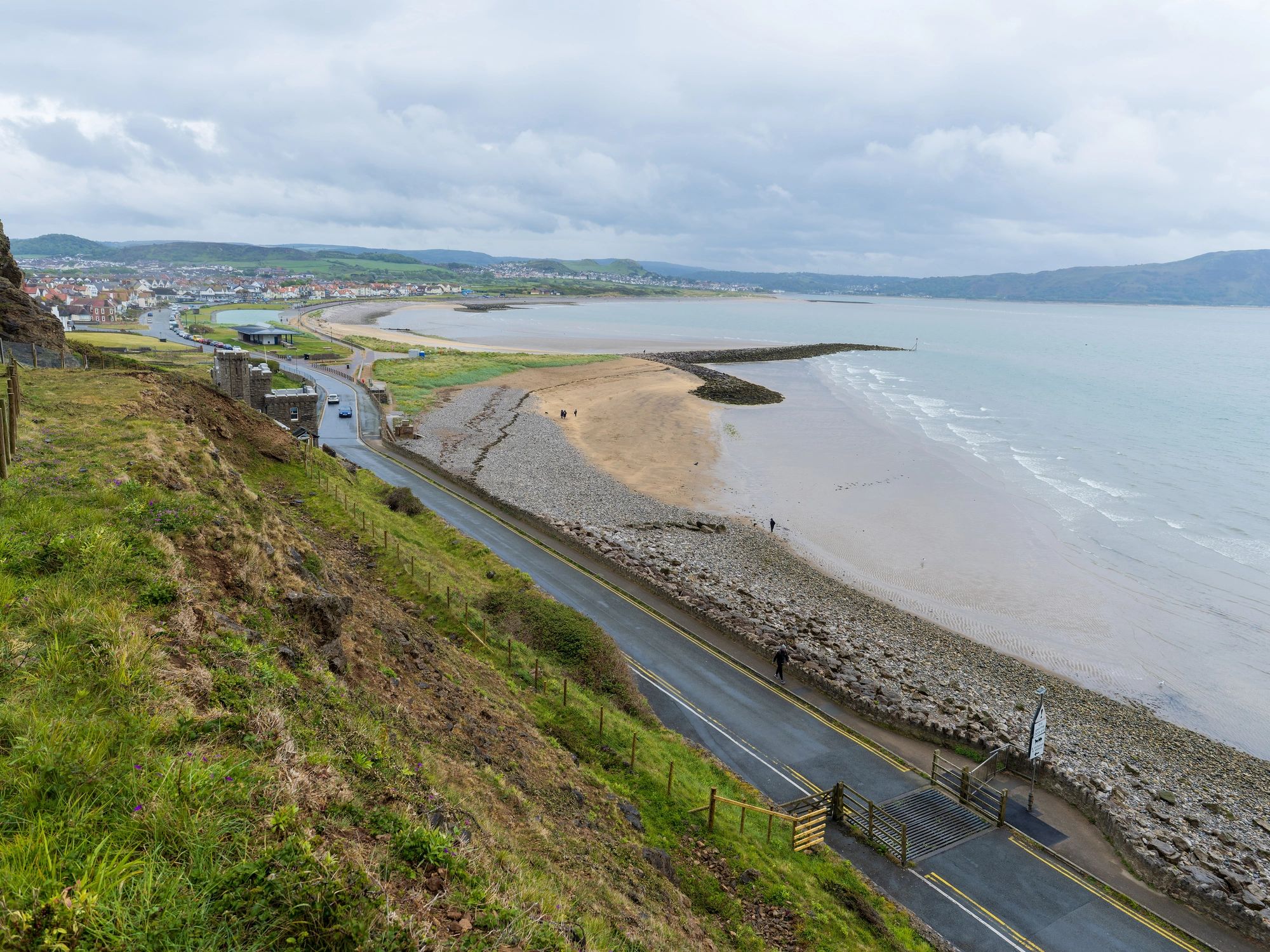 Tywyn style Welsh coast landscape