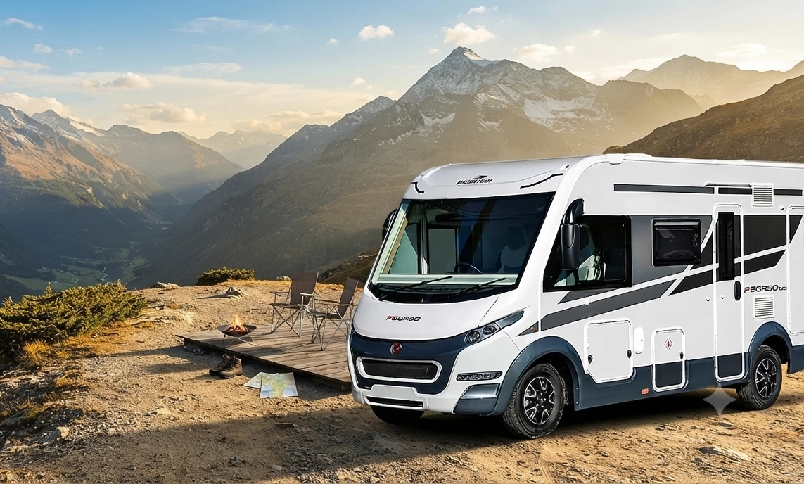 Roller Team motorhome adventure scene