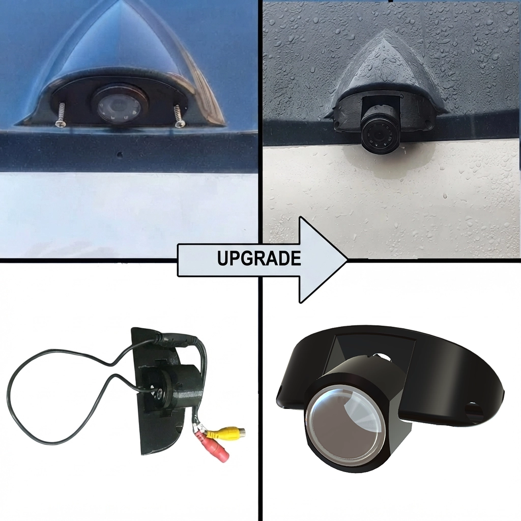 Roller Team and CI Rear View Camera or Reversing camera Adjustable Mount (Including Camera)