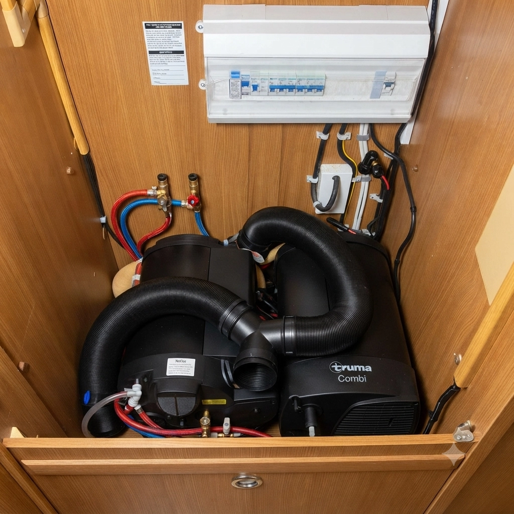 Truma Combi heating system