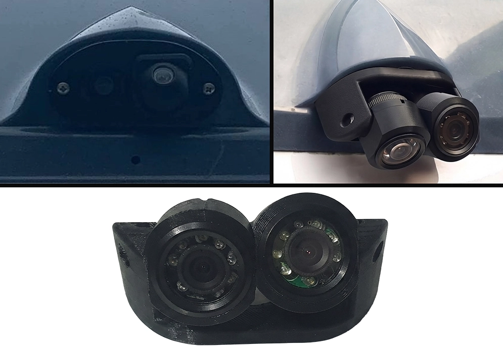 Roller Team & CI Upgrade Twin Adjustable Rear View Camera Unit Including two Cameras