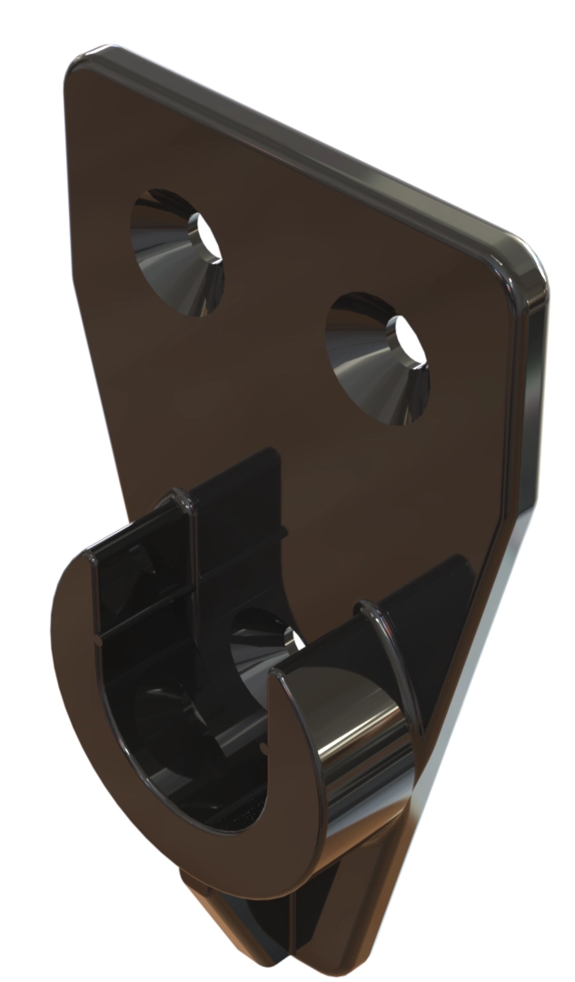 Roller Team Motorhome Wardrobe Rail Brackets (Pair) - Upgraded Heavy-Duty Support - Image 4