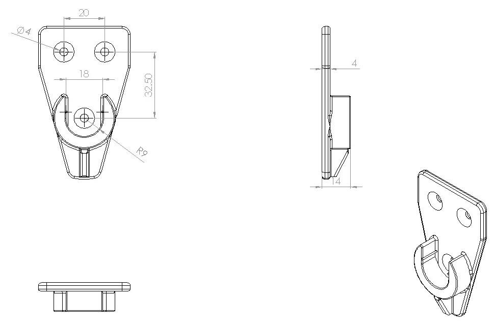 Roller Team Motorhome Wardrobe Rail Brackets (Pair) - Upgraded Heavy-Duty Support - Image 13
