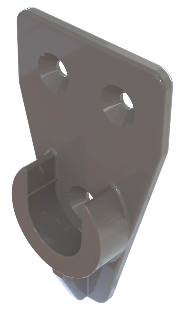 Roller Team Motorhome Wardrobe Rail Brackets (Pair) - Upgraded Heavy-Duty Support - Image 3