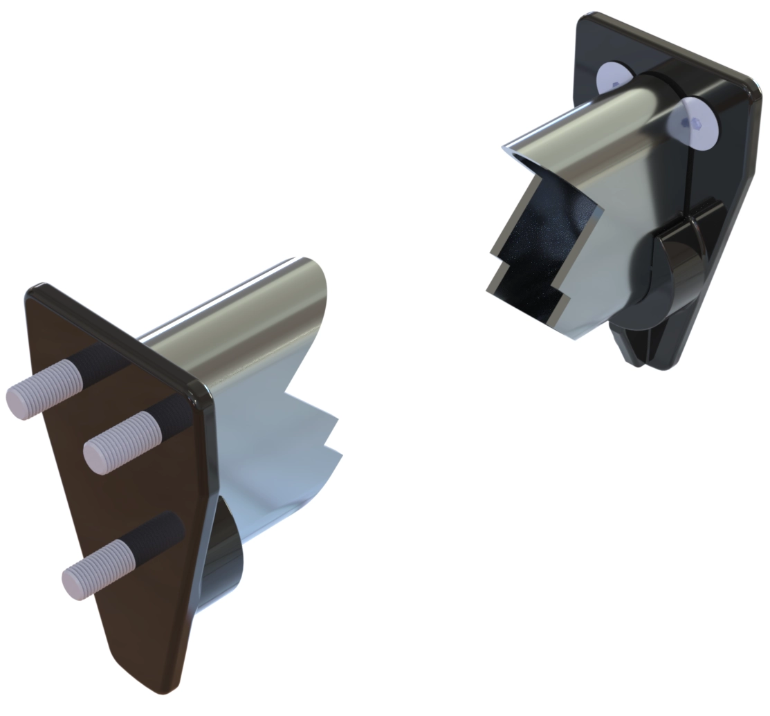 Roller Team Motorhome Wardrobe Rail Brackets (Pair) - Upgraded Heavy-Duty Support - Image 11